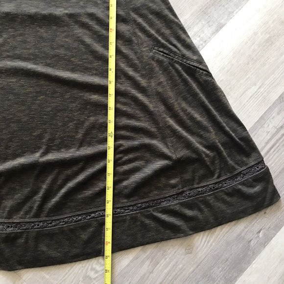 Saturday Sunday Anthropologie Dress Long Sleeve Cowel Neck Boho Granny Crochet M - Picture 10 of 10